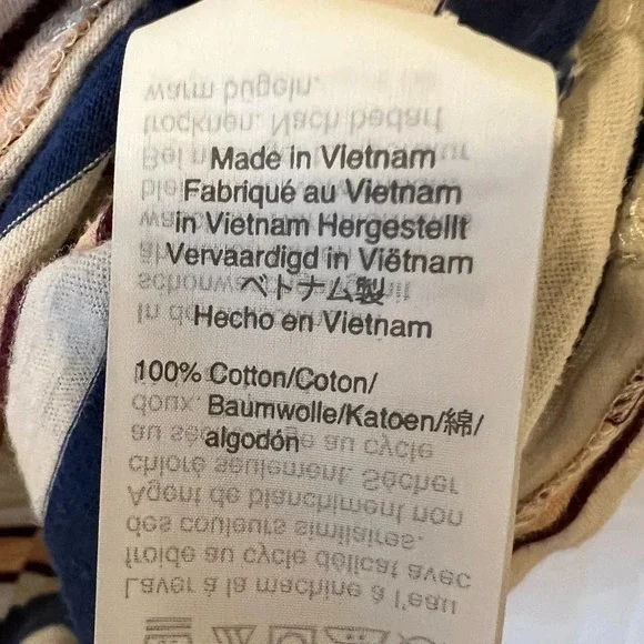 Madewell Whisper Cotton Ringer Tee in Victor Stripe Small - Picture 7 of 8